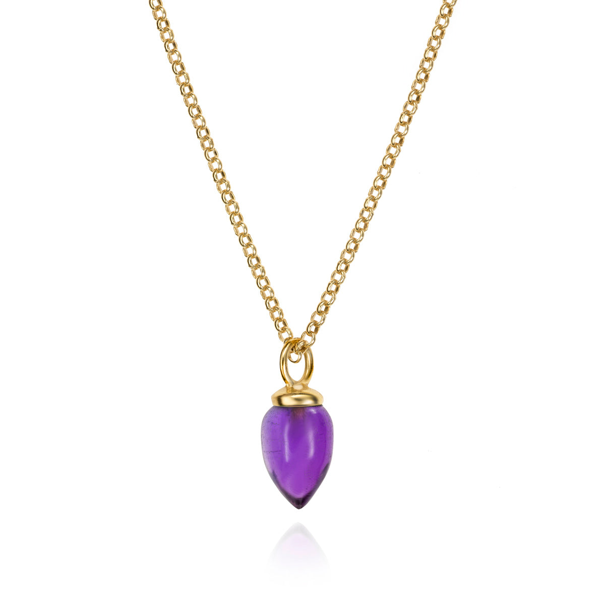 Jorge Revilla Pendulum Collection Amethyst Necklace