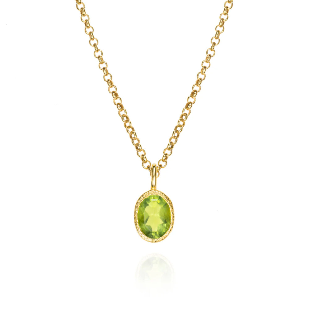 Jorge Revilla Zen Collection Peridot Drop Pendant (Chain Sold Separately)