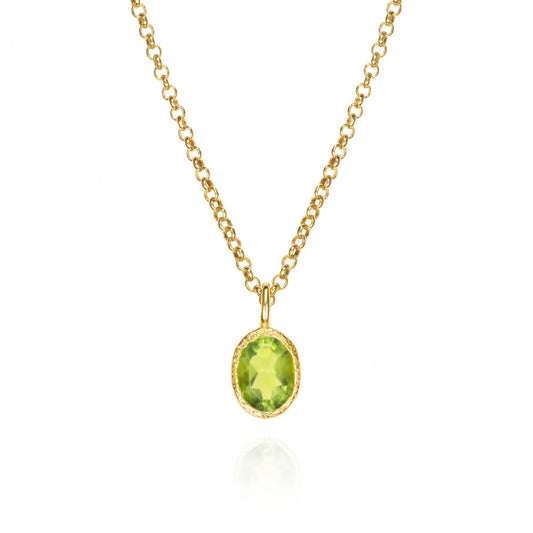 Jorge Revilla Zen Collection Peridot Drop Pendant (Chain Sold Separately)