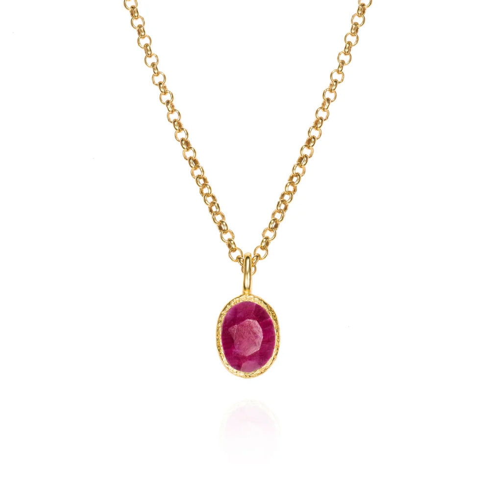 Jorge Revilla Zen Collection Ruby Drop Pendant (Chain Sold Separately)