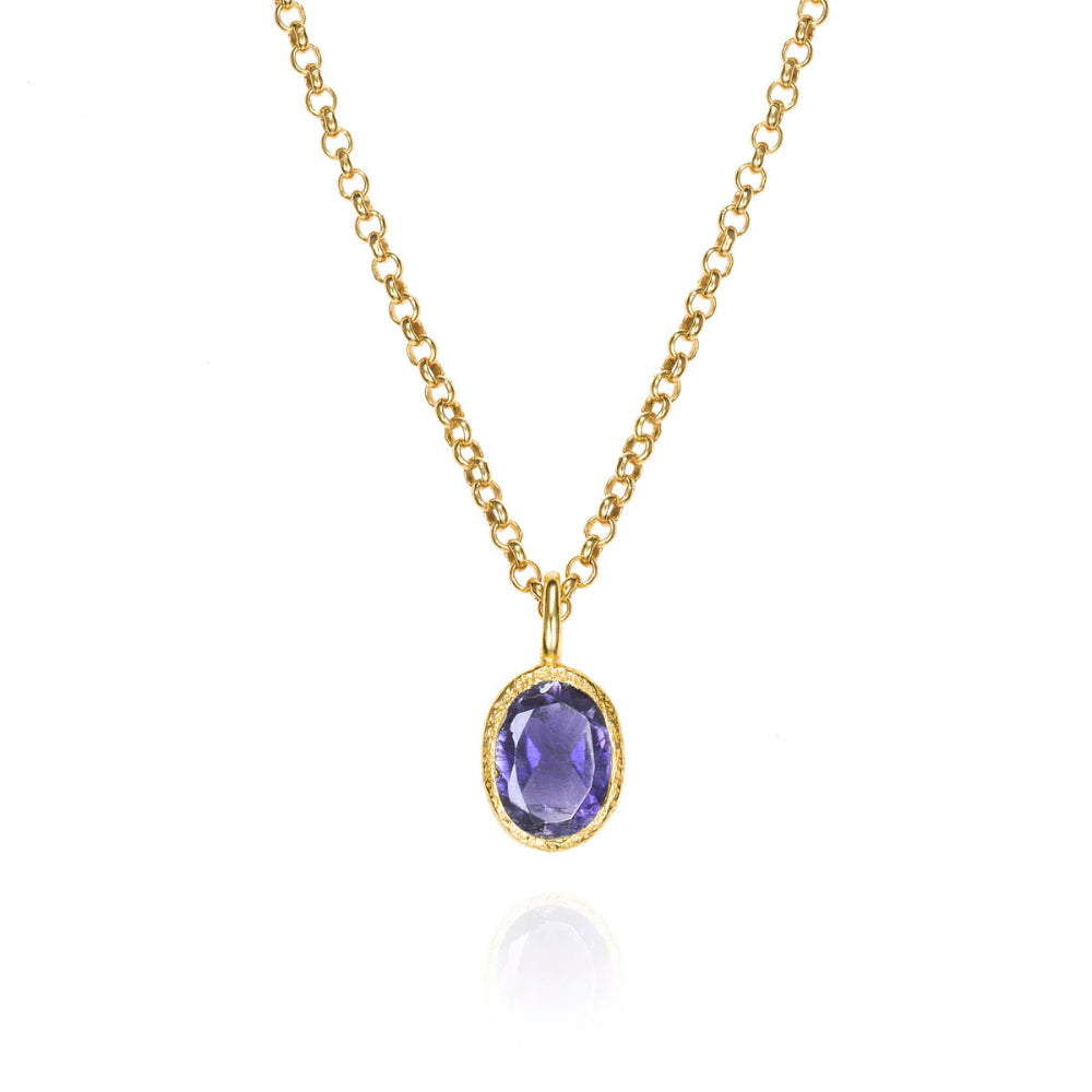 Jorge Revilla Zen Collection Sapphire Drop Pendant (Chain Sold Separately)