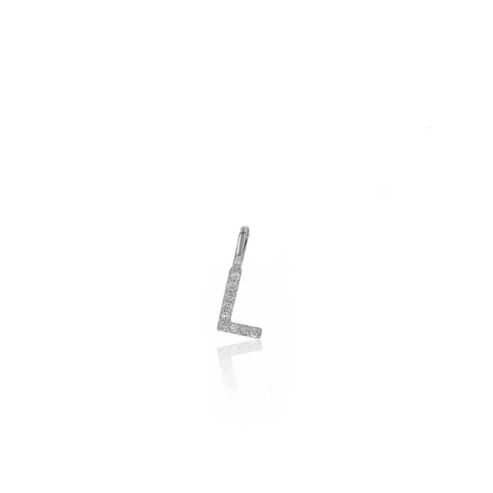 Rachel Reid 14k Diamond Letter Charm