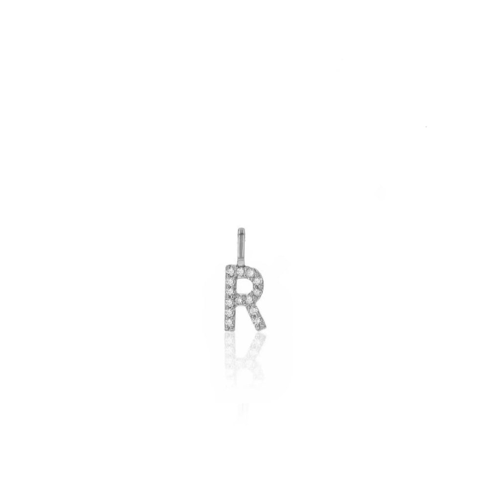 Rachel Reid 14k Diamond Letter Charm