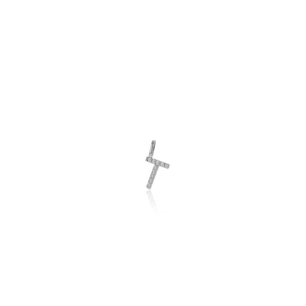 Rachel Reid 14k Diamond Letter Charm
