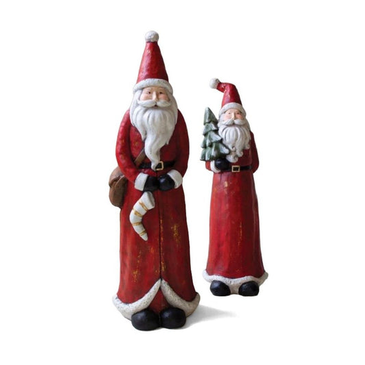 Kalalou Resin Santa-Red (In store pick up only)