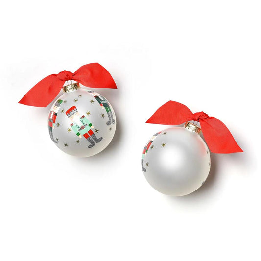 Coton Colors Nutcracker Glass Ornament