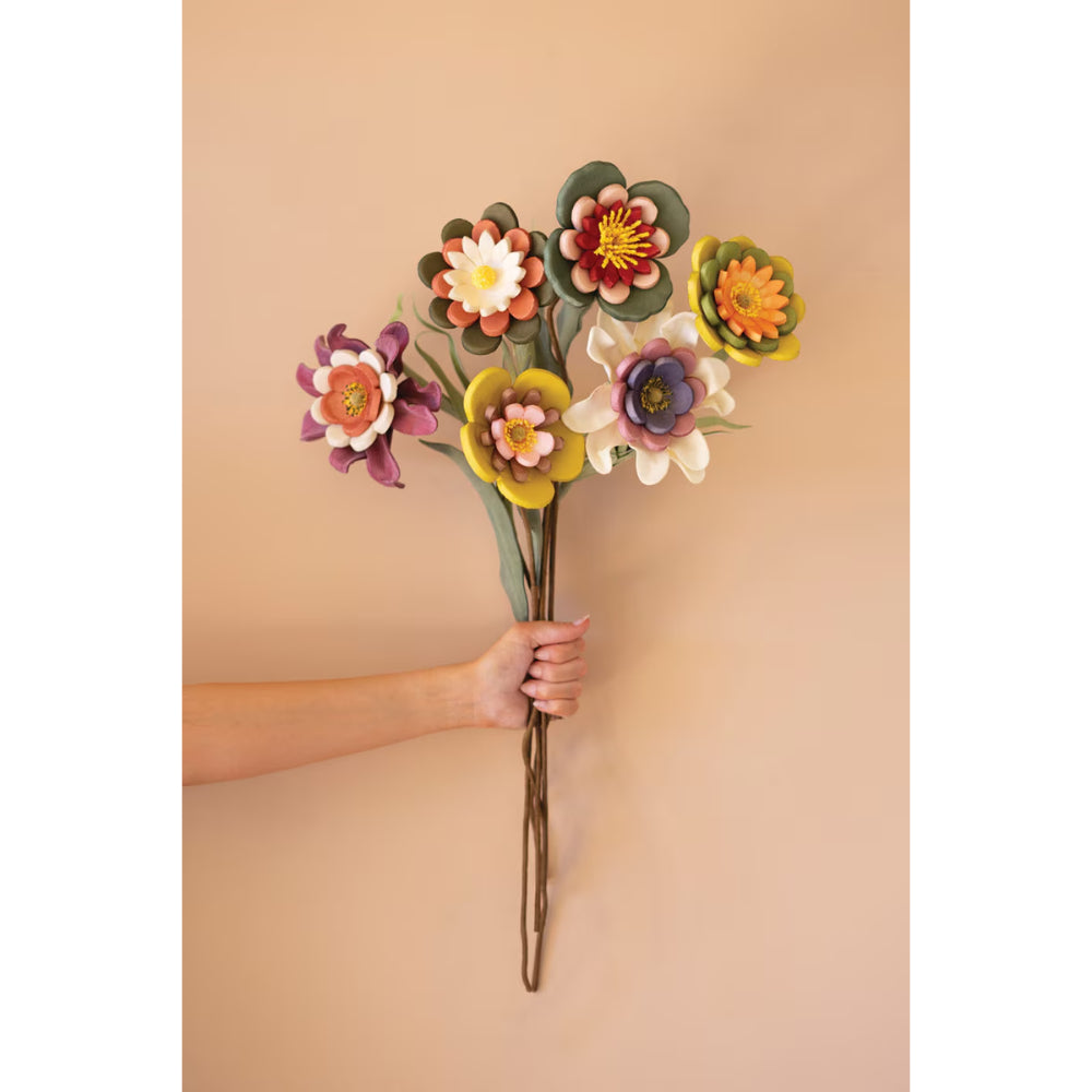 Kalalou Multi-Colored Botanica - Set of 6