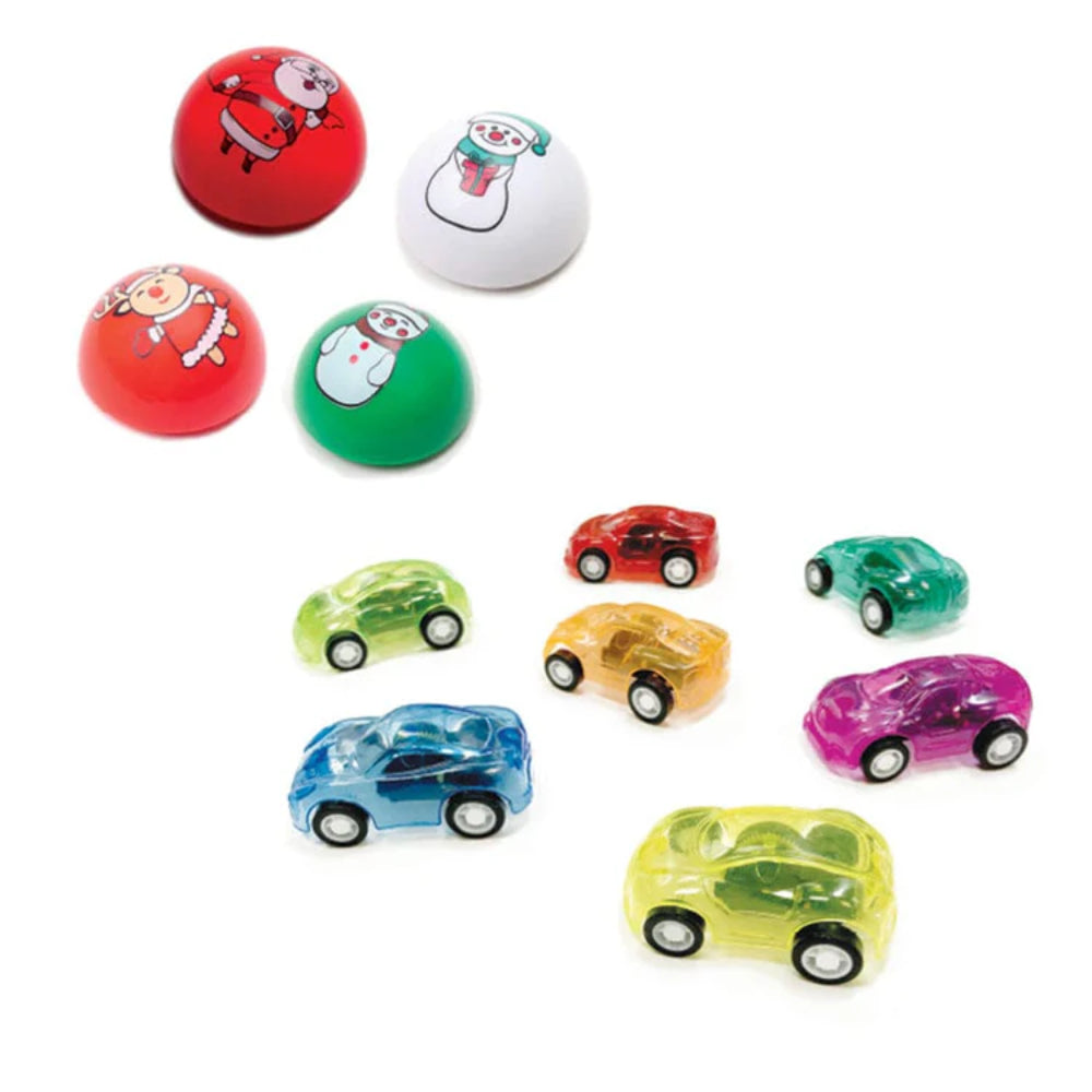 Caspari Santa Hat Cone-Shaped Celebration Christmas Crackers - Set of 8