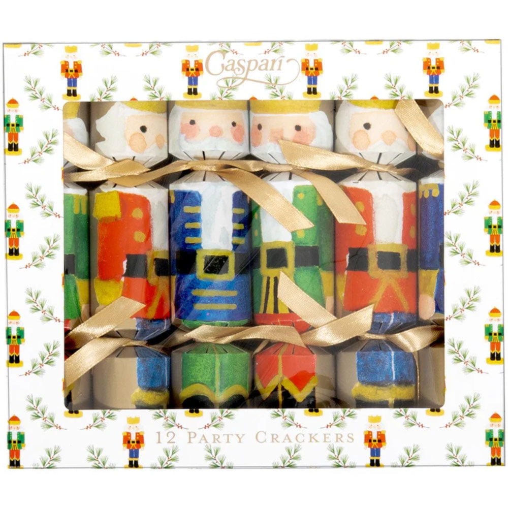 Caspari Painted Nutcrackers Celebration Crackers