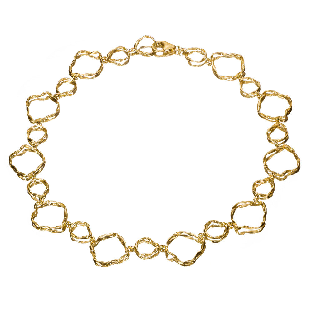 Jorge Revilla Rolling Collection Link Necklace, 17"