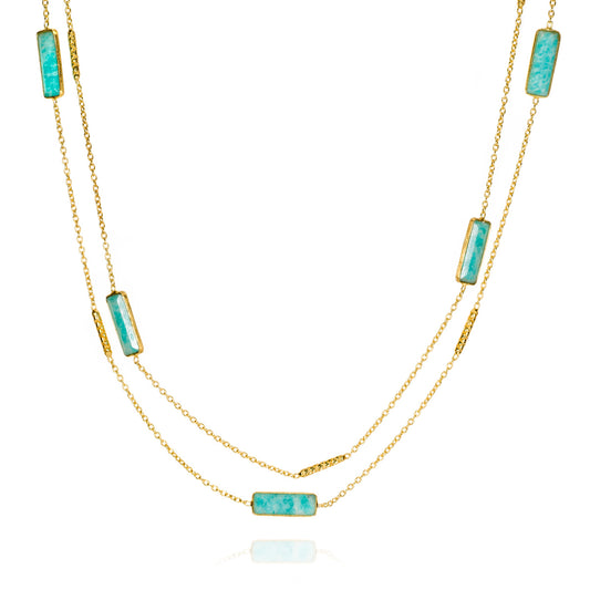 Jorge Revilla Empire Collection Amazonite Necklace