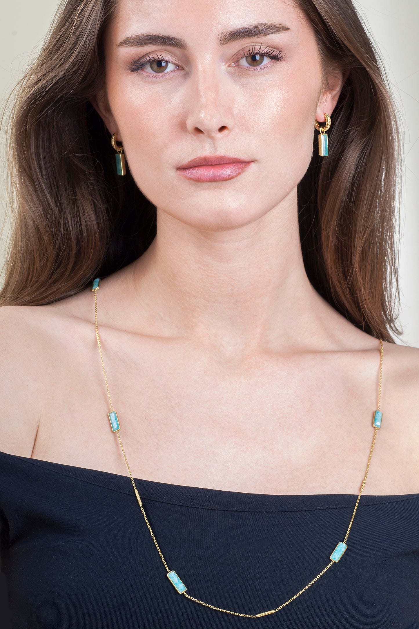 Jorge Revilla Empire Collection Amazonite Necklace