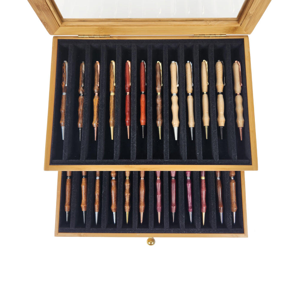 Lunar Arbor Artisan Hand-Crafted Wooden Pen - Customized (Set of 10)