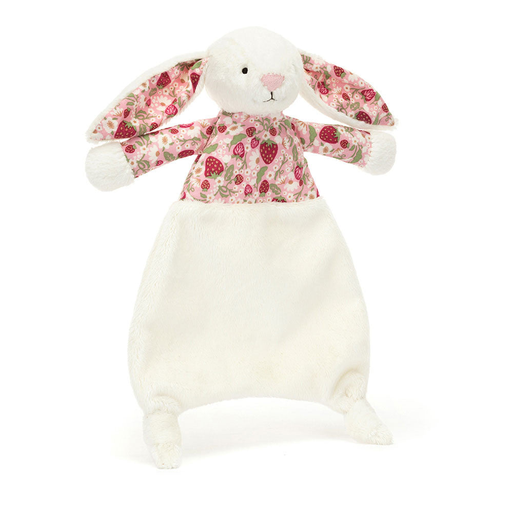 Jellycat Blossom Cream Bunny 'Berry' Comforter