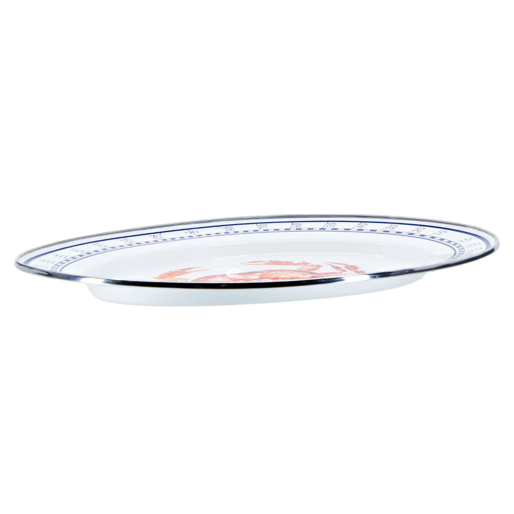 Golden Rabbit Crab House Oval Platter