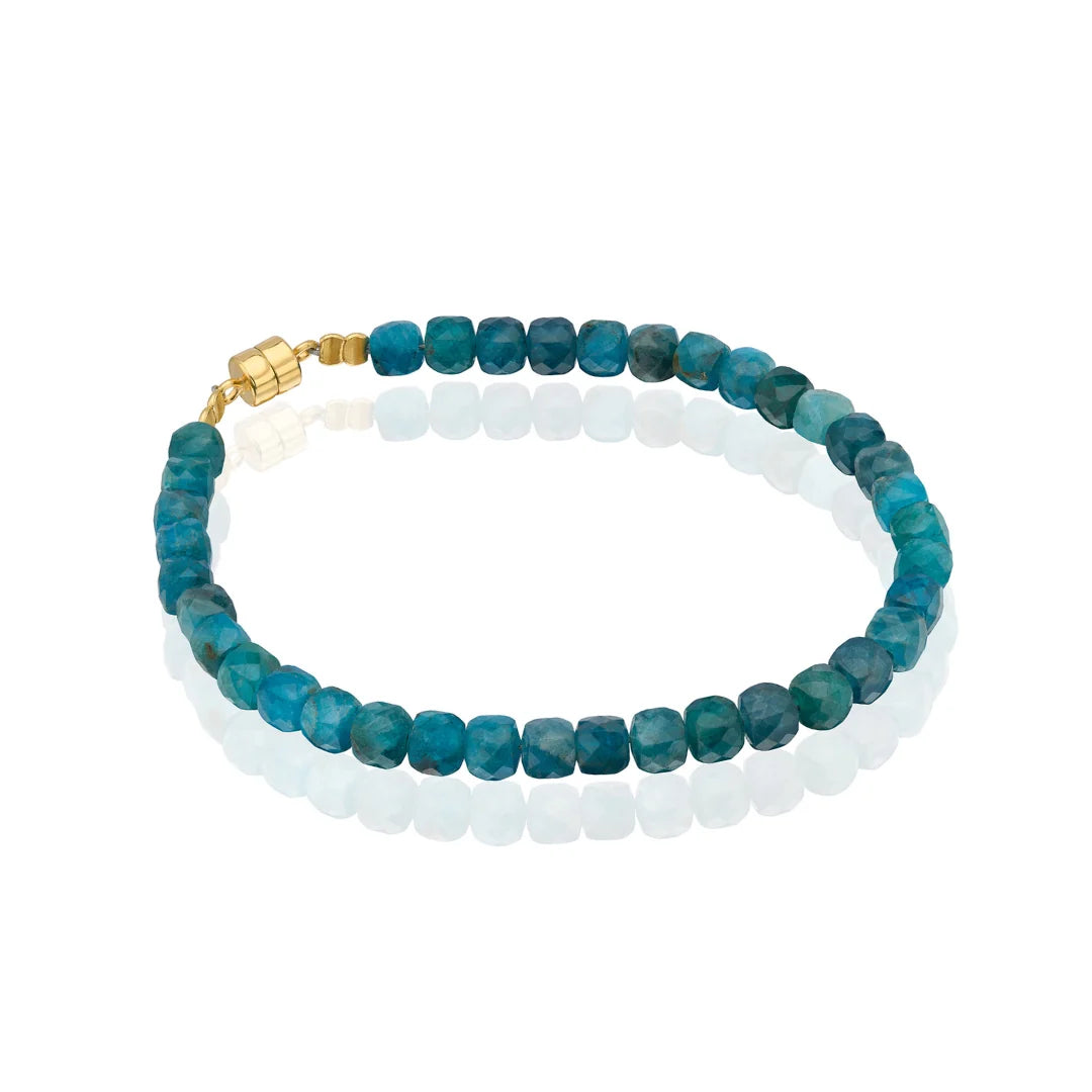 Anna Beck Cube Apatite Beaded Magnetic Bracelet