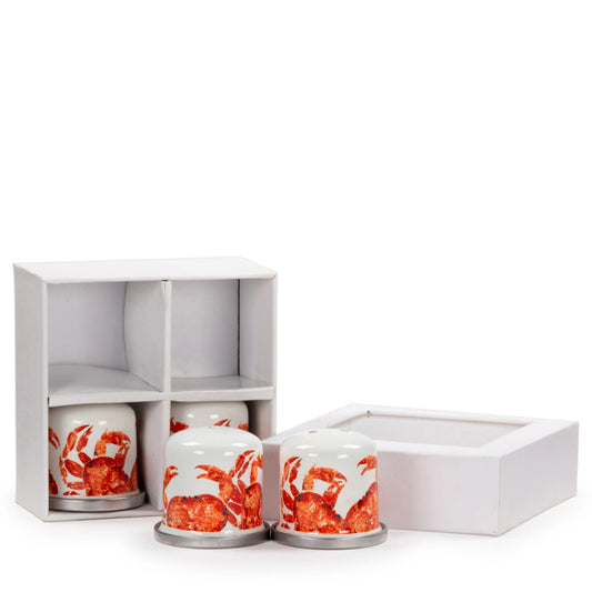 Golden Rabbit Crab House Salt & Pepper Shakers