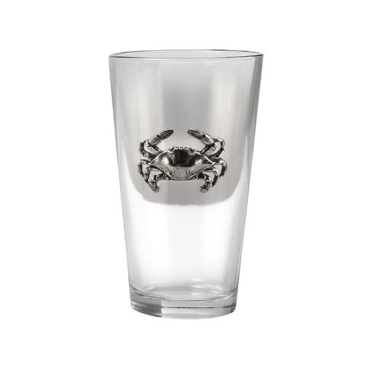 Salisbury Blue Crab Pint Glass- Sold Individually