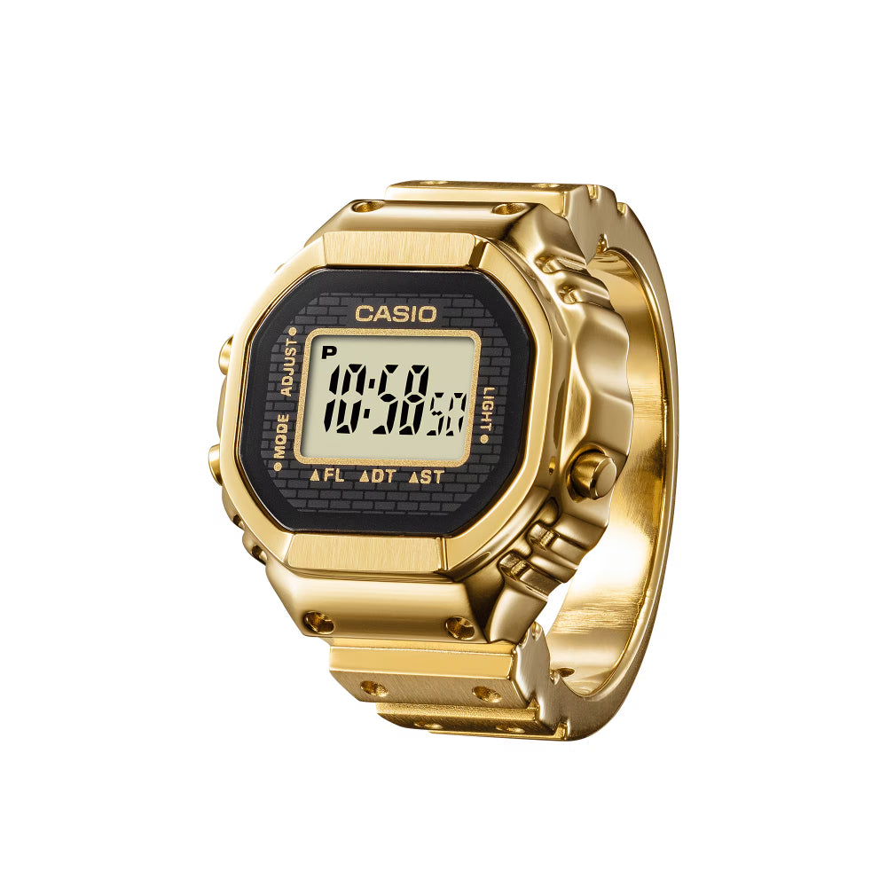 Casio Gold-Tone Digital Ring Watch