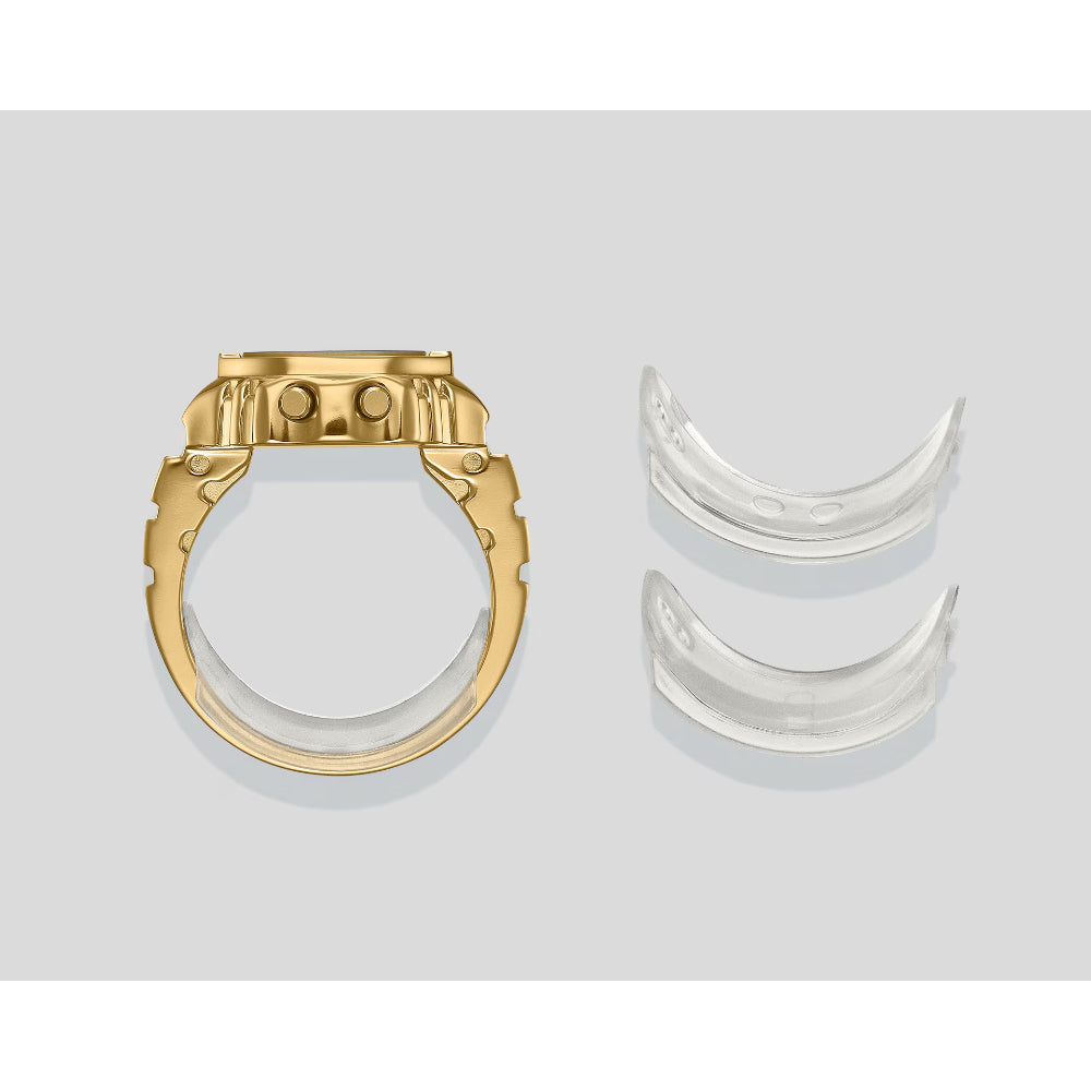 Casio Gold-Tone Digital Ring Watch