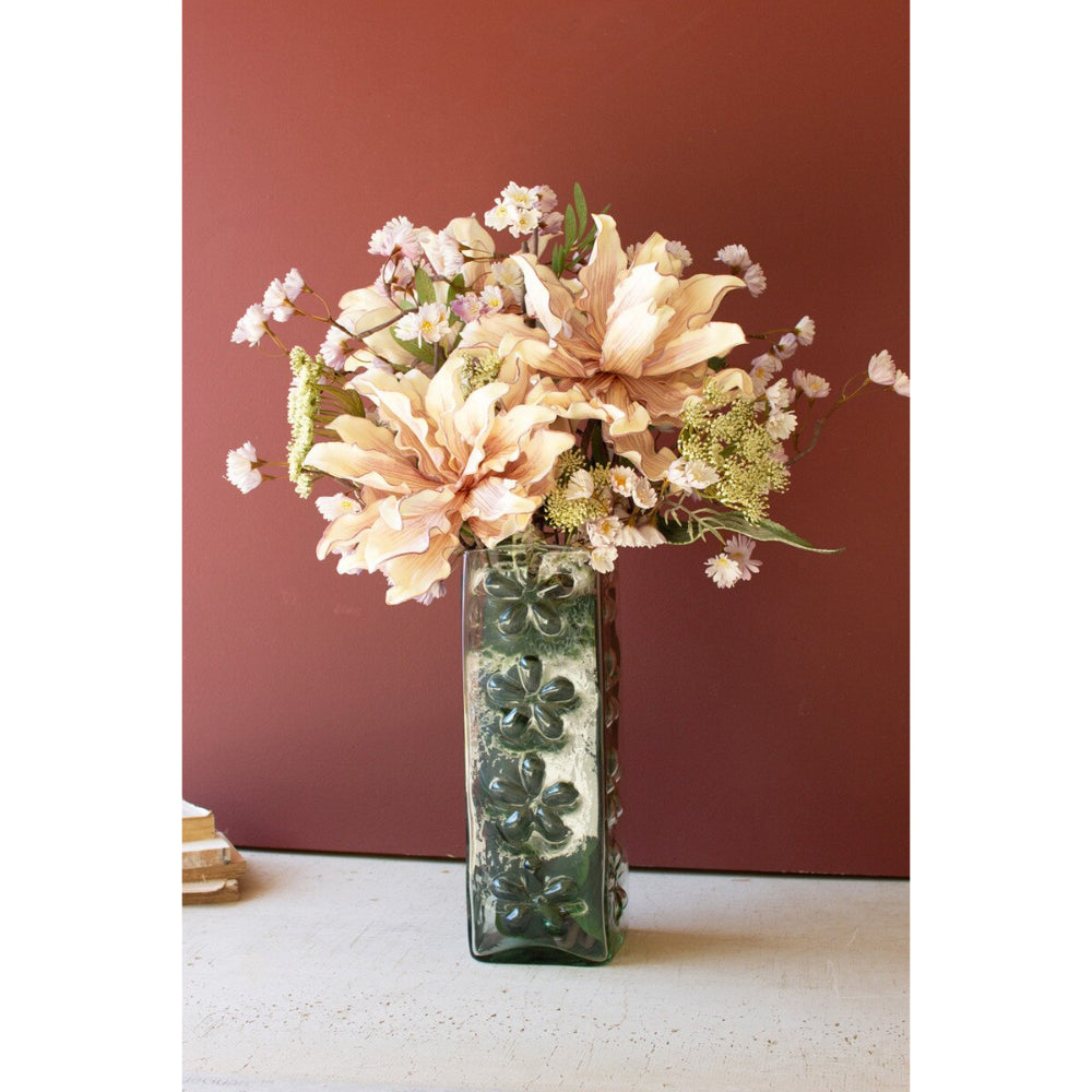 Kalalou Square Glass Vase