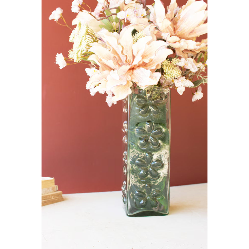 Kalalou Square Glass Vase