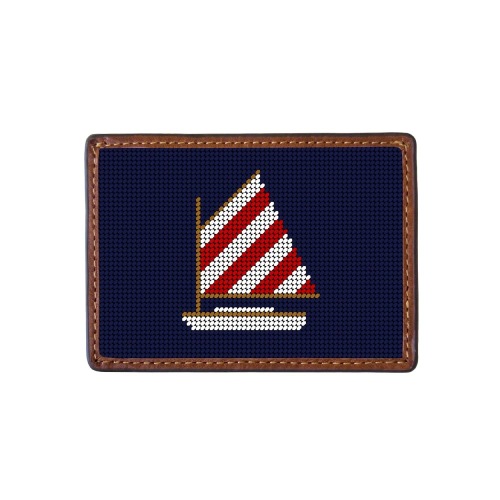 Smathers & Branson Rainbow Fleet Card Wallet (Dark Navy)