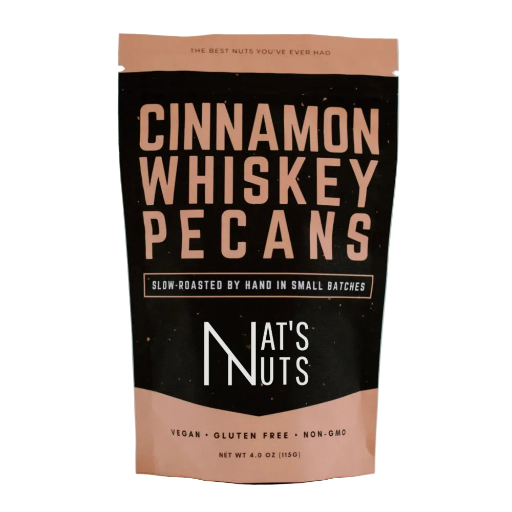 Nat's Nuts Cinnamon Whiskey Pecans - 4oz