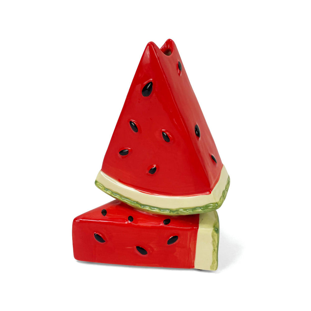 Kalalou Ceramic Watermelon Bud Vase