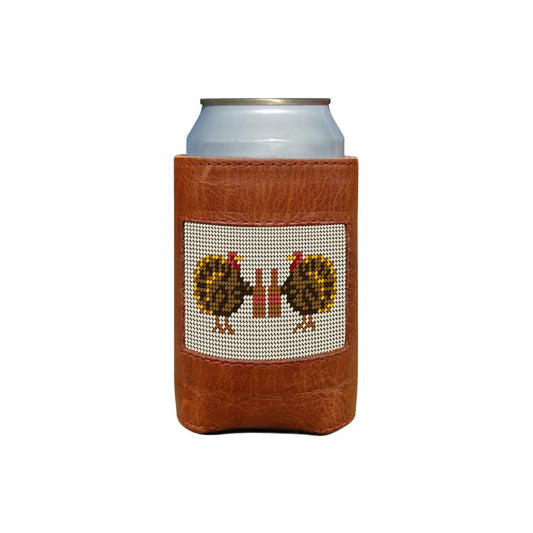 Smathers & Branson Turkey Day Drinking Can Cooler (Light Khaki)