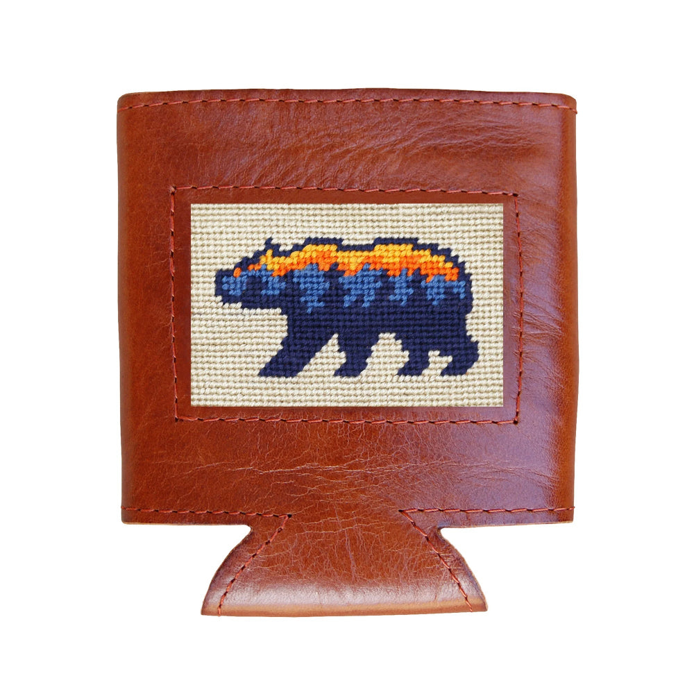 Smathers & Branson Mountain Bear Can Cooler (Light Khaki)