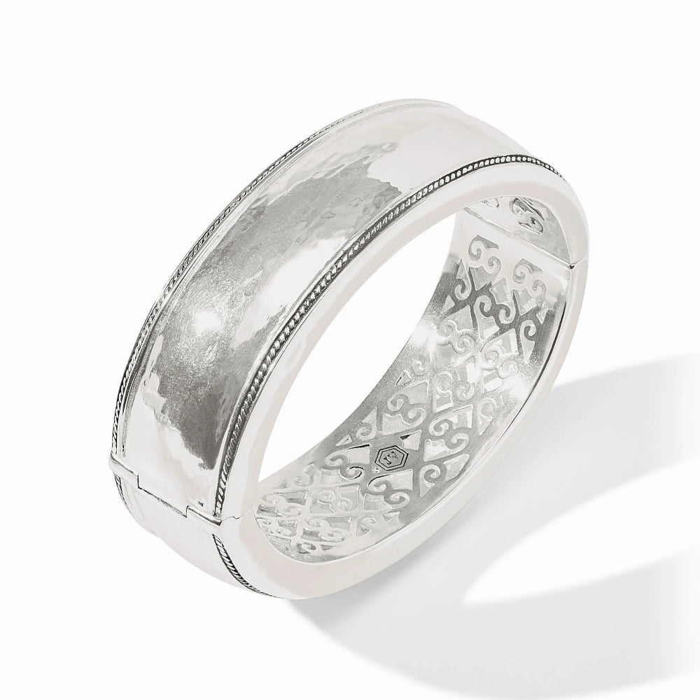 Julie Vos Silver Cannes Statement Hinge Bangle