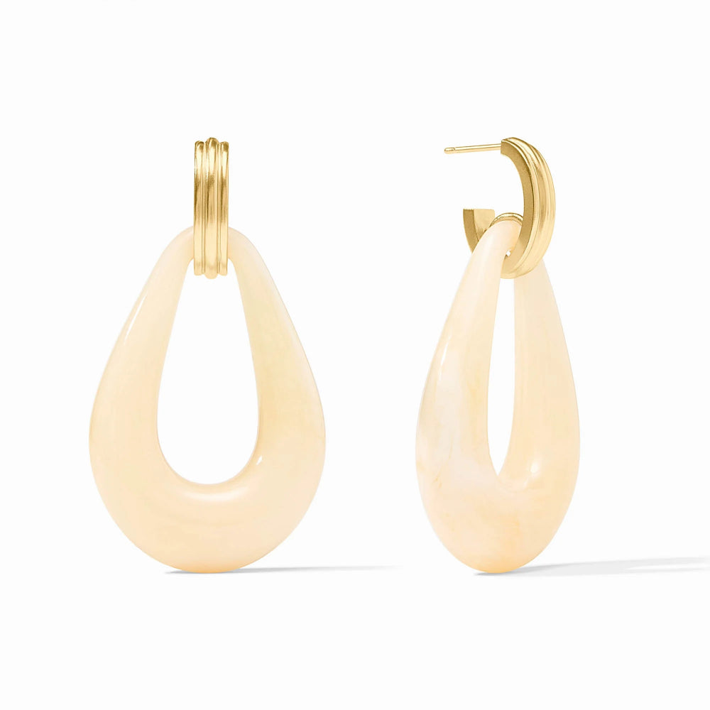 Julie Vos Carnaby Doorknocker Earrings