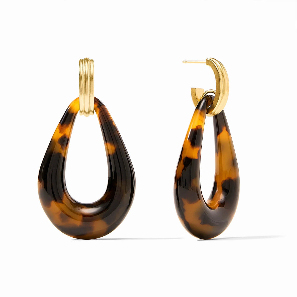 Julie Vos Carnaby Doorknocker Earrings