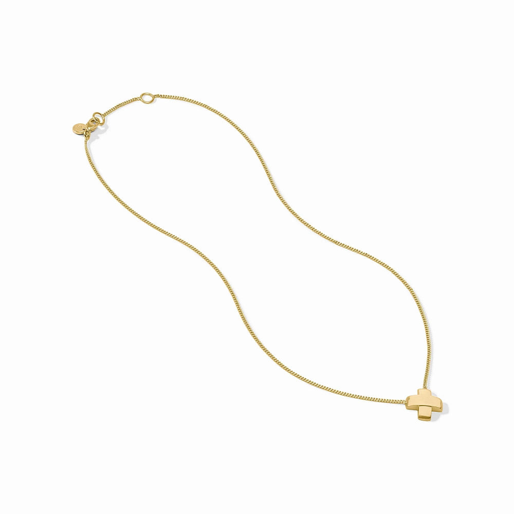 Julie Vos Catalina X Pavé Delicate Necklace