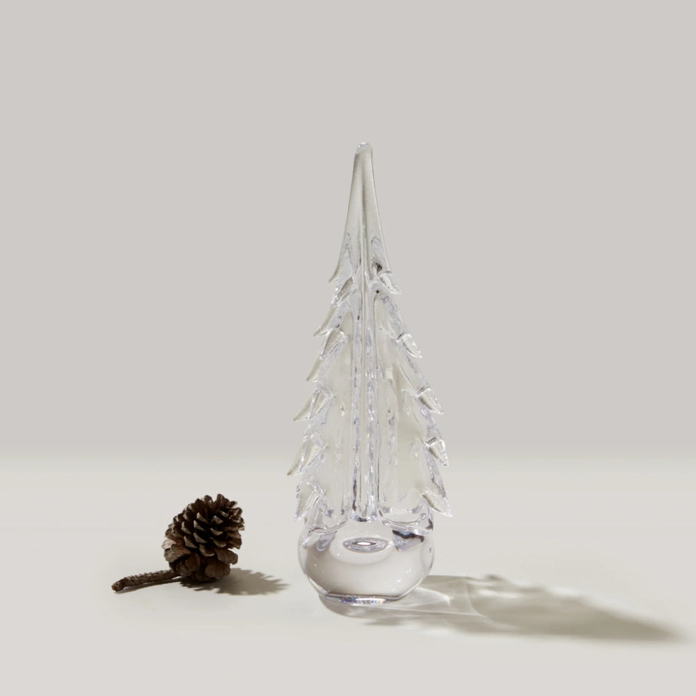 Simon Pearce Crackle Four Sided Evergreen
