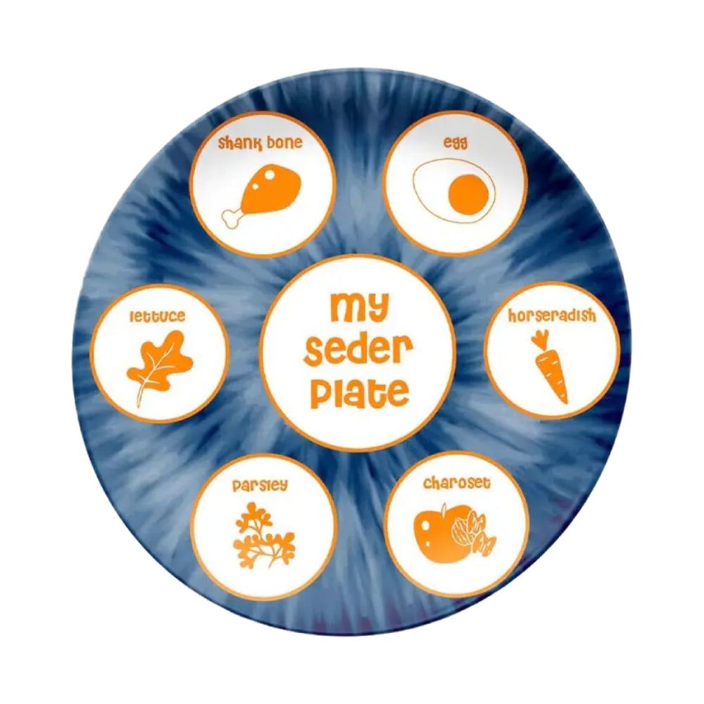 Tie Dye Kids Seder Plate