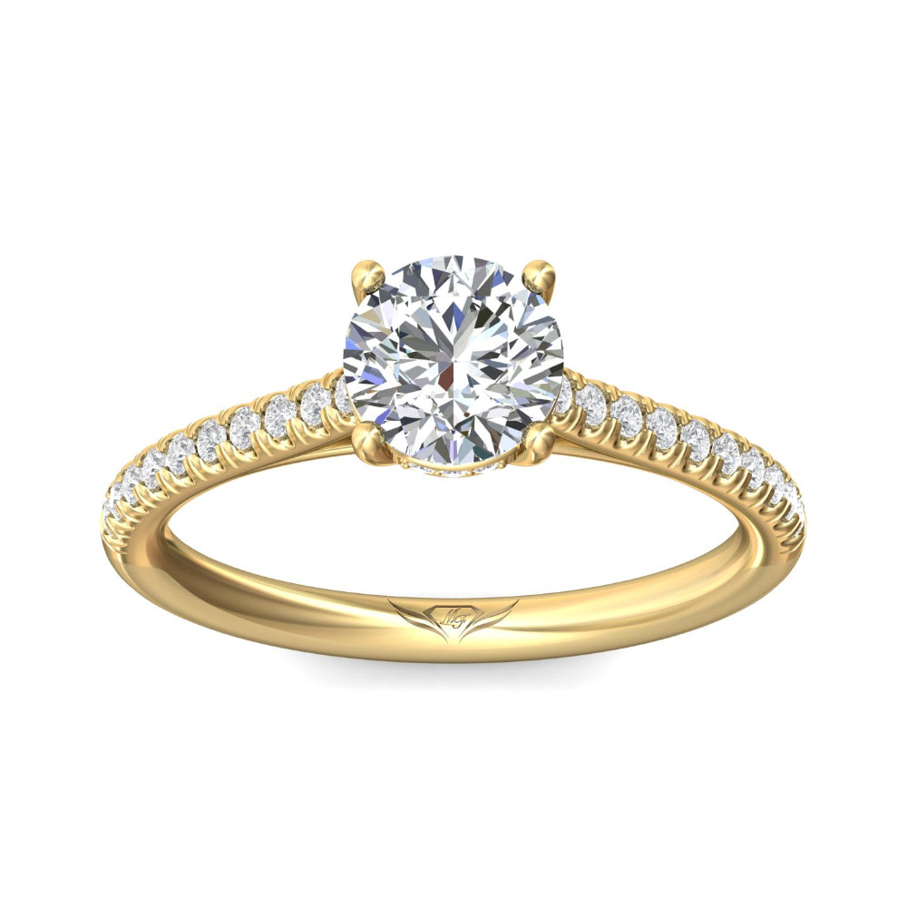 Martin Flyer 14k Round-Cut Engagement Ring
