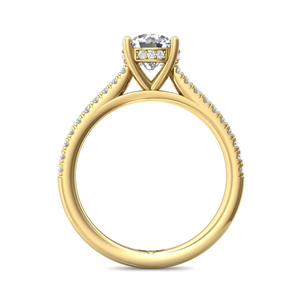 Martin Flyer 14k Round-Cut Engagement Ring