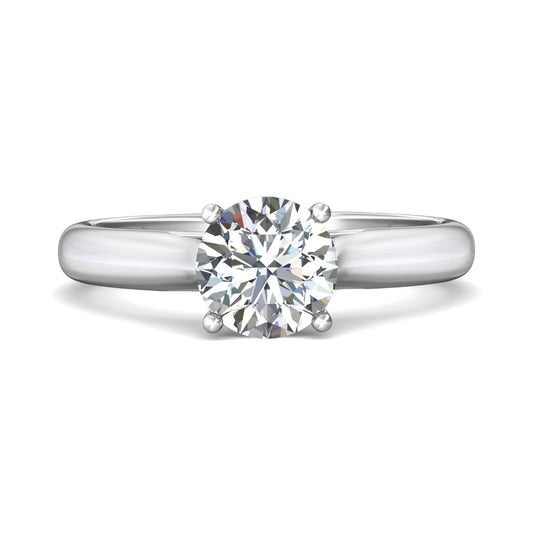 Martin Flyer 14k Round Diamond Solitaire Engagement Ring