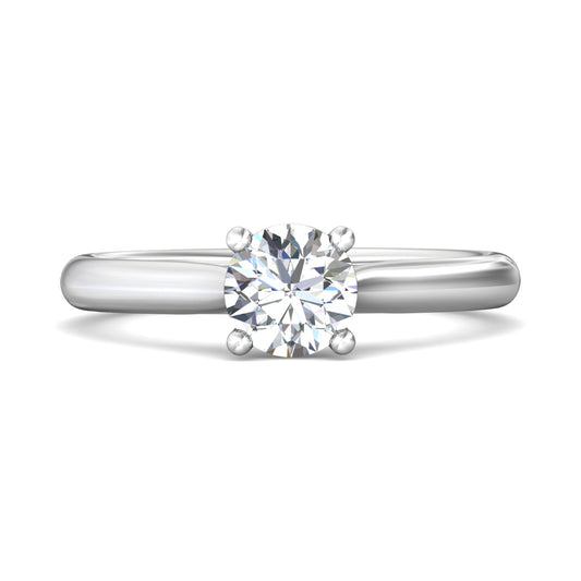Martin Flyer 14k Round Diamond Solitaire Engagement Ring