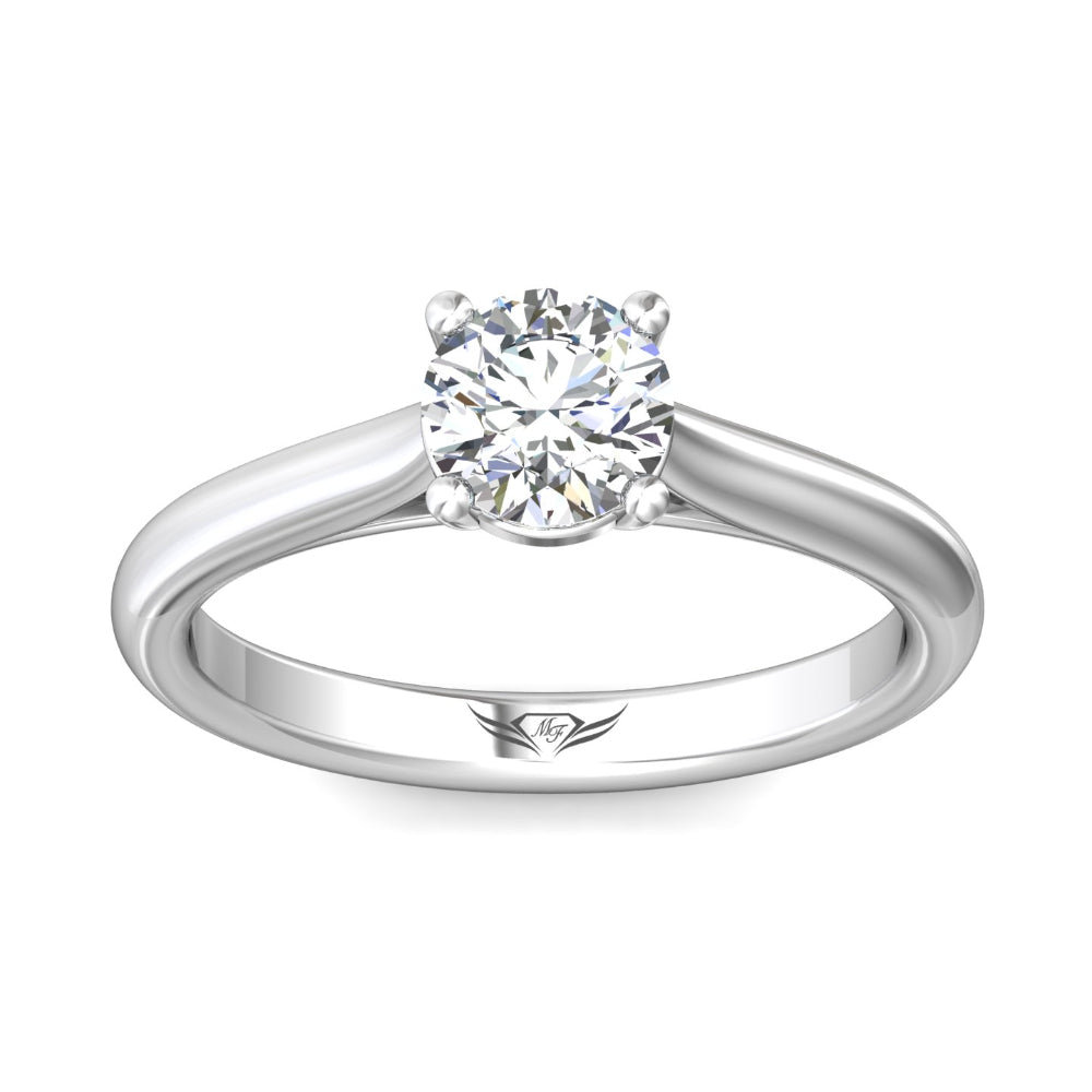 Martin Flyer 14k Round Diamond Solitaire Engagement Ring