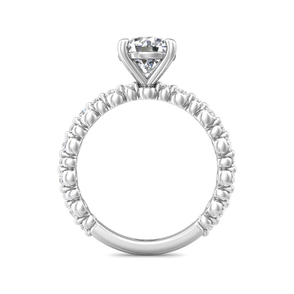 Martin Flyer 14k Round Diamond Engagement Ring
