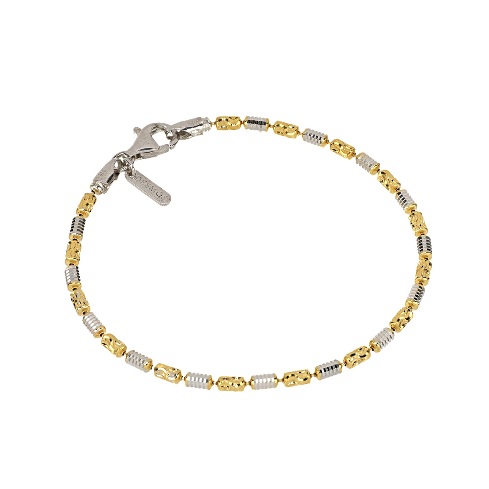 Desmos Two-Tone Design Move Bracelet 7.25"