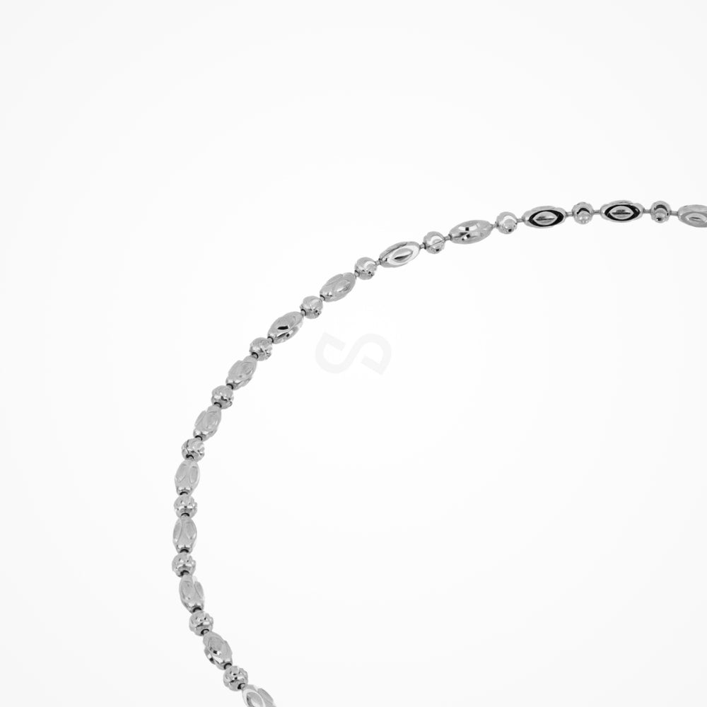 Desmos"Design-Hamsa" Sterling Silver Diamond-Cut Bracelet 7.25"