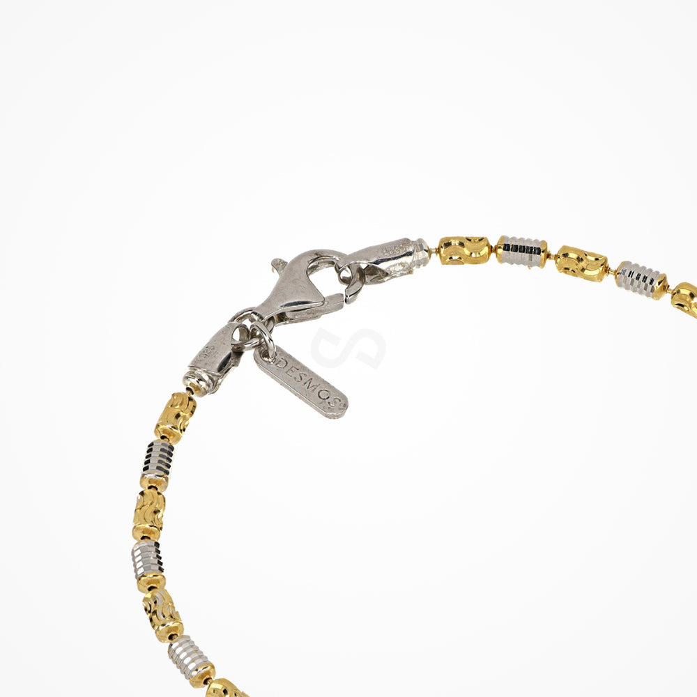 Desmos Two-Tone Design Move Bracelet 7.25"