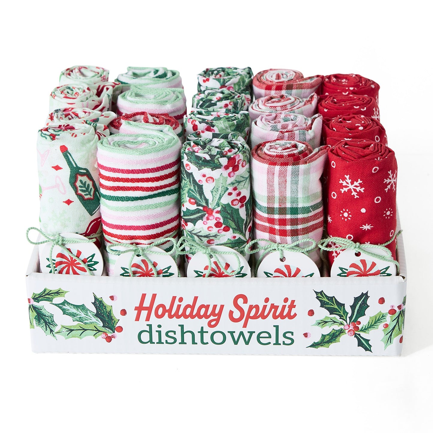 Design Imports Holiday Spirit Dishtowels