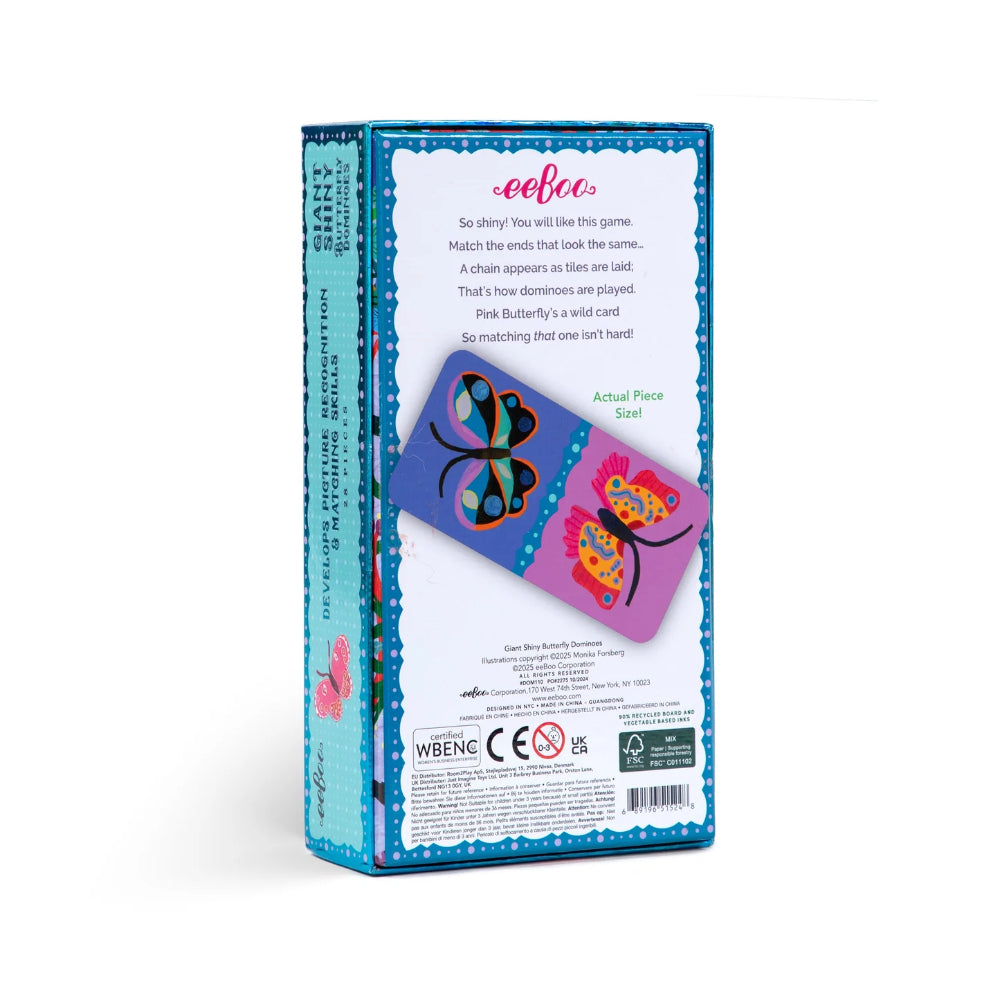 Card game packaging with colorful cards and text on a white background