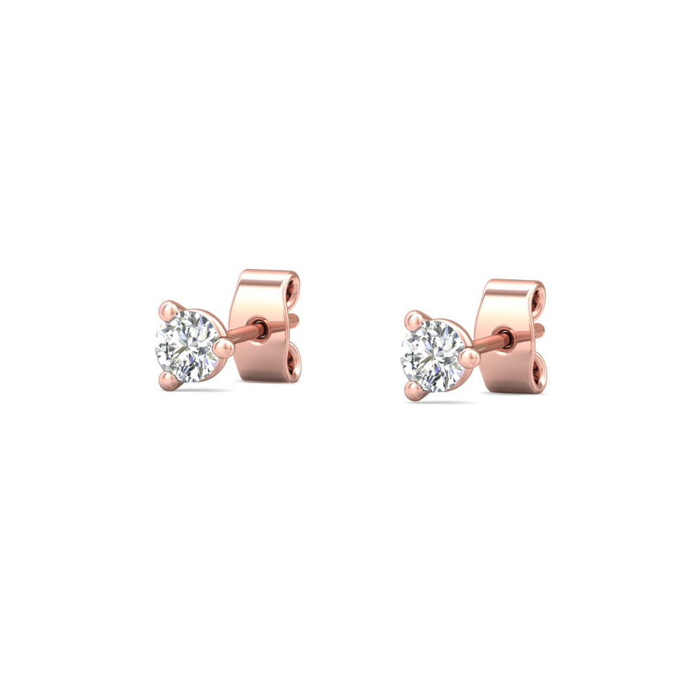 Smyth Diamond Classics 18k Gold Diamond Stud Earrings