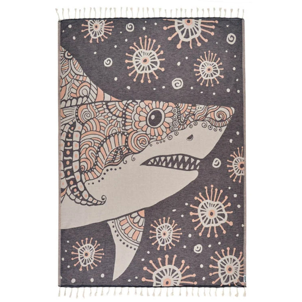 Sand Cloud Mrs. Shark - Discovery Shark Week Towel